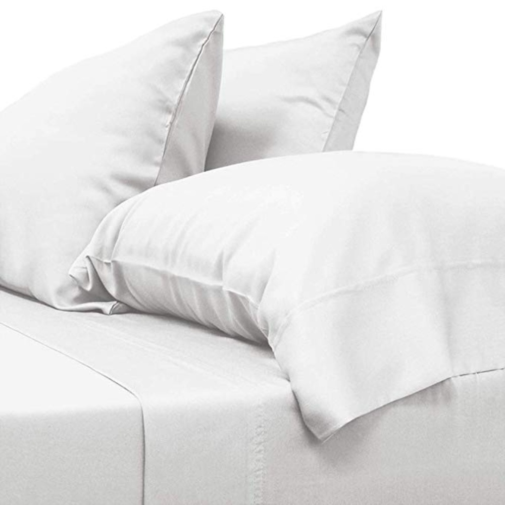 New Cariloha Bamboo Sheets Set Cal King White